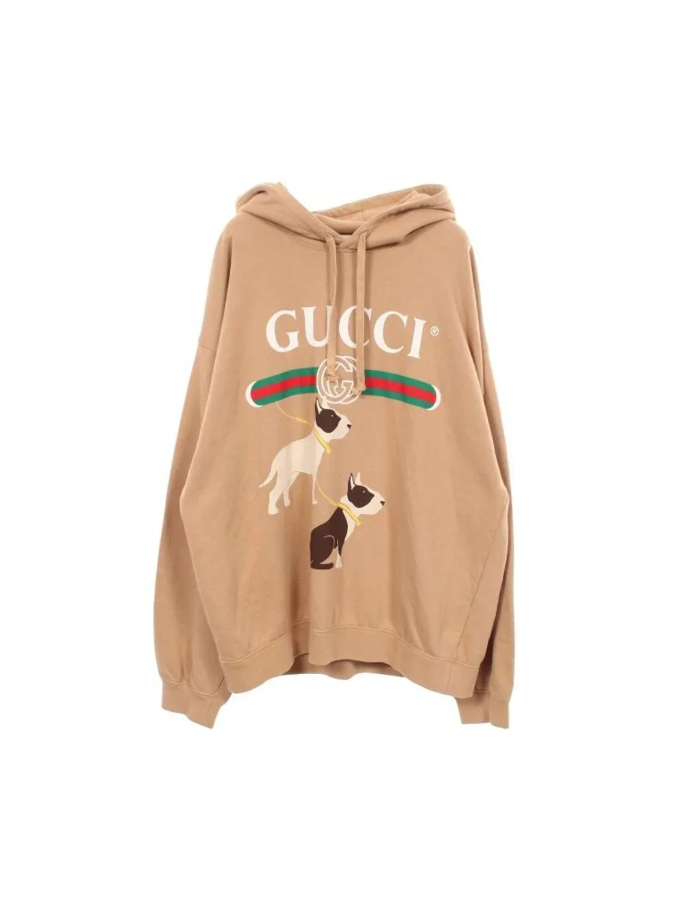 Gucci Hoodie Logo Print Dog Cotton